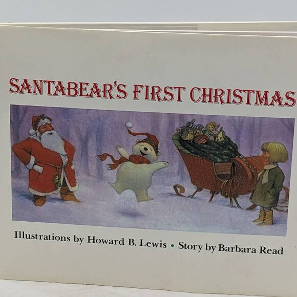 Santabears First Christmas By Barbara Read Illustrated Vintage Childrens 1986 - Picture 1 of 12